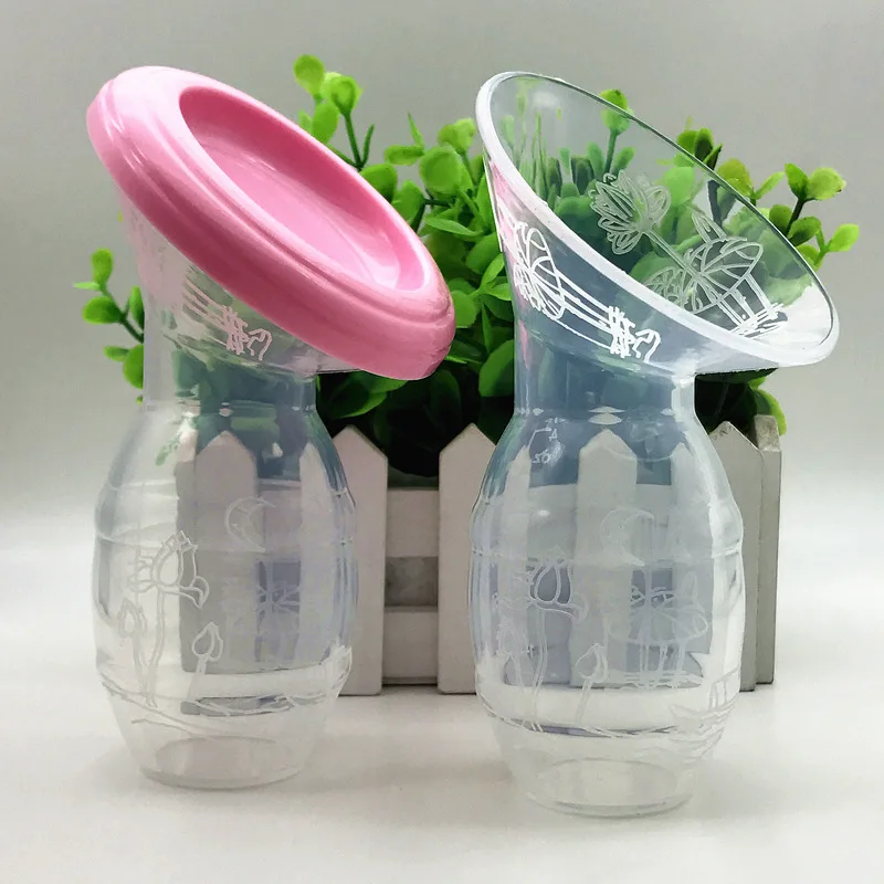 Силиконовые грудного вскармливания ручной молокоотсос Baby Питание Молоко Saver