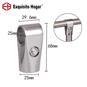 Соединитель для труб из алюминиевого сплава, 25 мм, фиксированные детали, посадочная стойки для проветривания, фитинги для труб, стержень, круглая стойка для труб