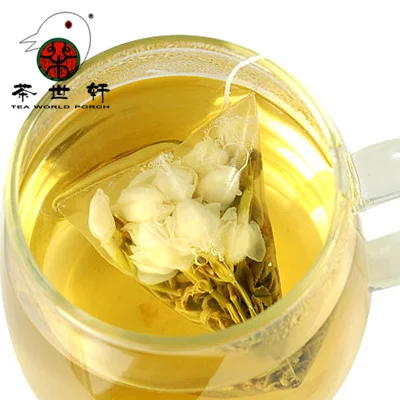 

3g*10pcs Jasmine Green Tea Flower Health Scented Skin Care Mask DIY Raw Materials Tea Bag Remove Dark Circles Anti-oxidation
