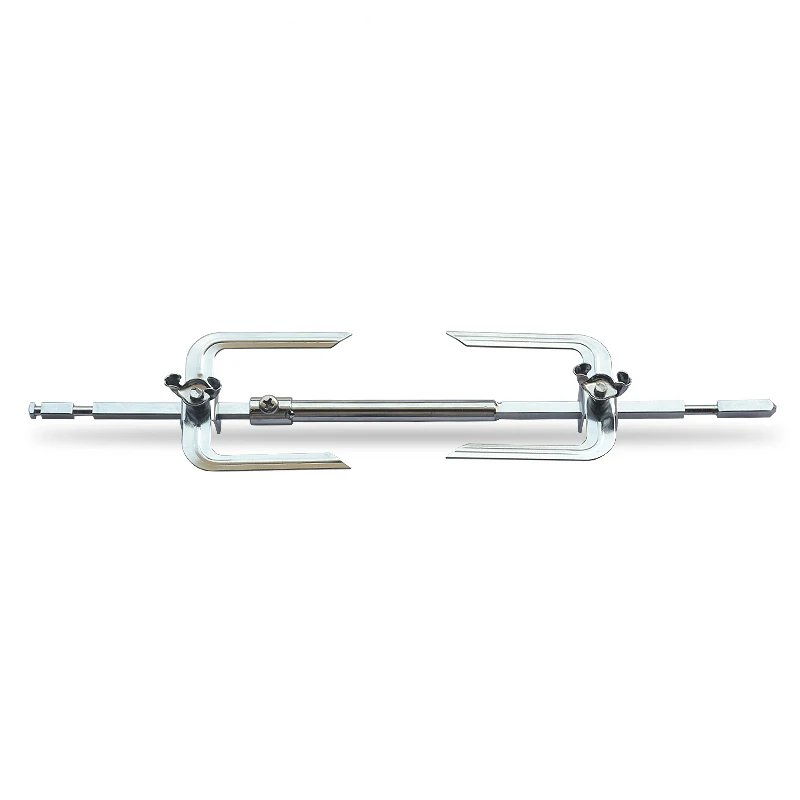 1 set Oven Rack Курица гриль вилка для обжарки из нержавеющей стали барбекю жаровня шашлык стойка говядины индейки гриль вилки поварской печи аксессуары - Цвет: 1 set Oven Rack