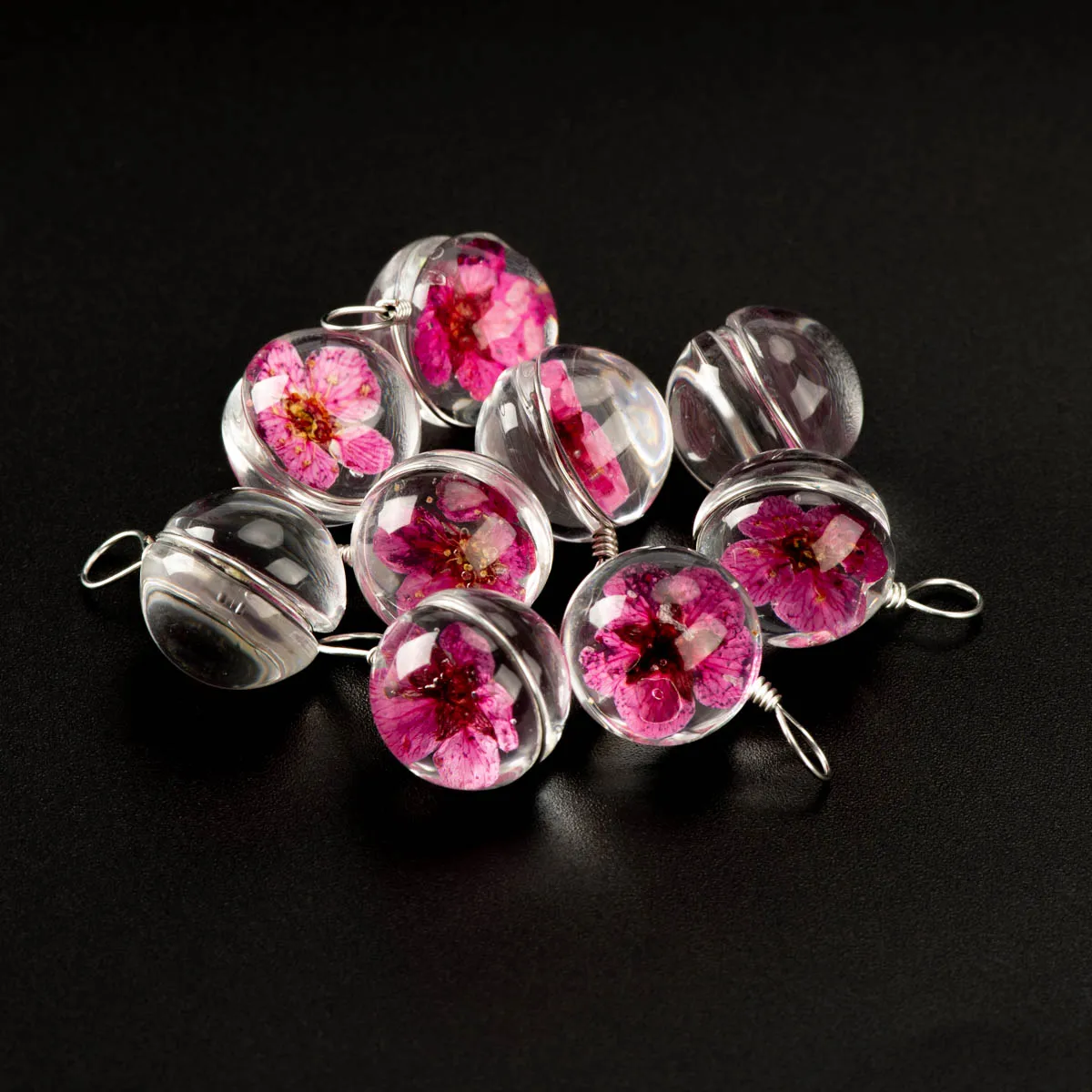 

Набор из стеклянных бусин и цветов, 12 #, из железной проволоки, для самостоятельного изготовления сережек, браслетов, колье, ожерелья, бусин д...