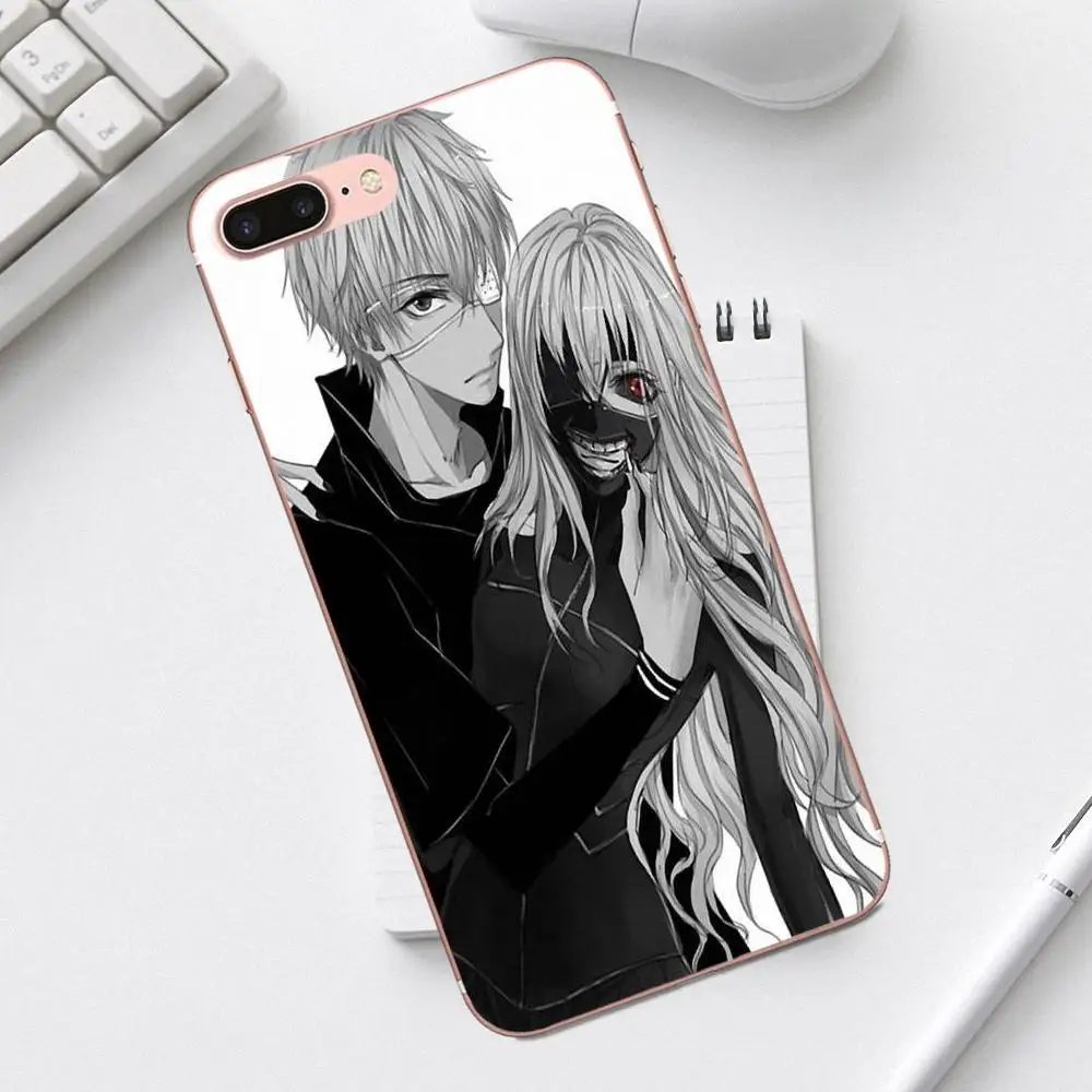 Чехлы Qdowpz Tokyo Ghoul Kaneki для Galaxy Alpha Core Prime Note 4 5 8 S3 S4 S5 S6 S7 S8 S9 mini edge Plus|Бамперы| |
