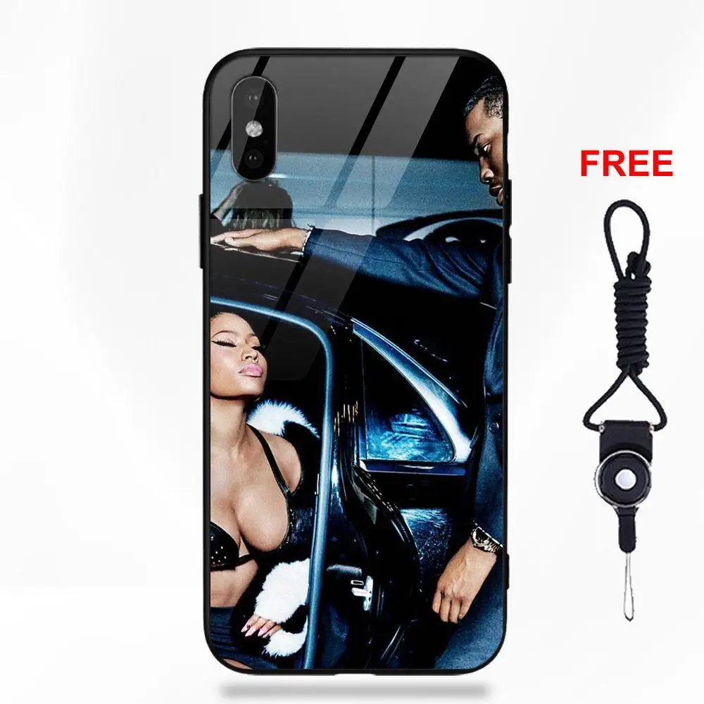Vvcqod Nicki Minaj хип хоп для Apple iPhone 5 5C 5S SE 6 S 7 8 Plus X XS Max XR Мягкие TPU оправа закаленное