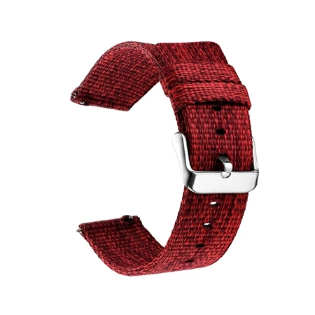 Type 3 red Спортивный нейлоновый ремешок YUEDAER для Xiaomi Amazfit Bip Correa, аксессуары для умных часов, браслет 20 мм, ремешки для Amazfit Bip Band - Цвет: Type 3 red