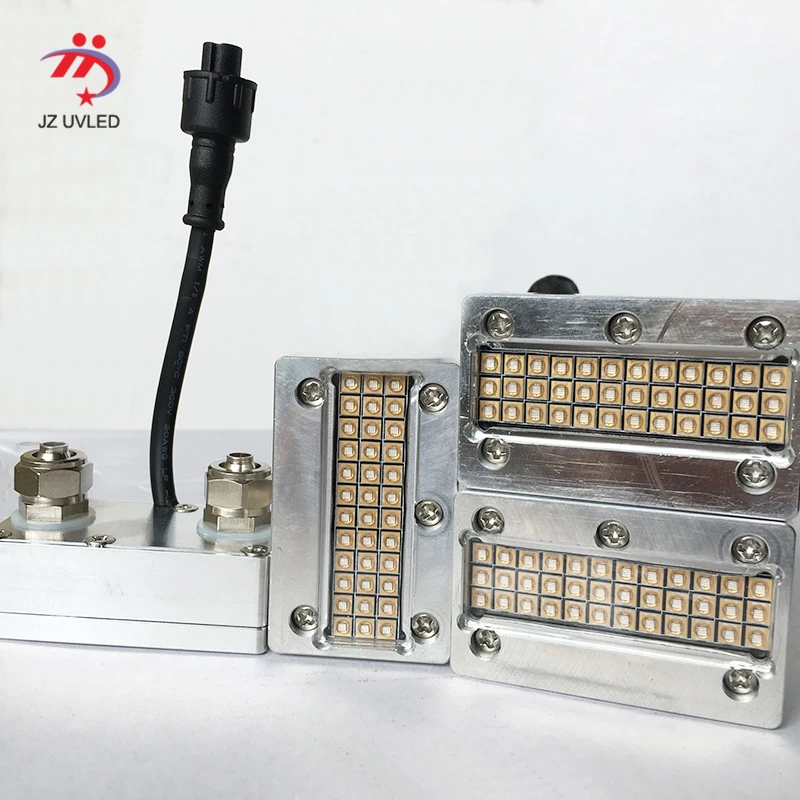 Небольшие УФ лампы для отверждения чернил для APEX UV4060 планшетный принтер Sunjet Epson DX5 головка струйных фото-принтеров лечение 395nm cob УФ светодиодный светильник