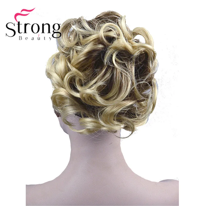 StrongBeauty короткий конский хвост наращивание волос синтетические волосы волнистые