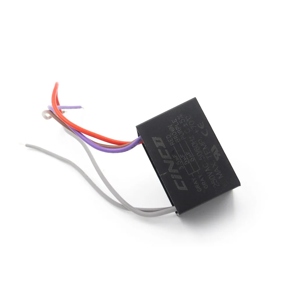 CBB61 3 5 мкФ + 6 250 V проводов конденсатор моторного двигателя Электрический