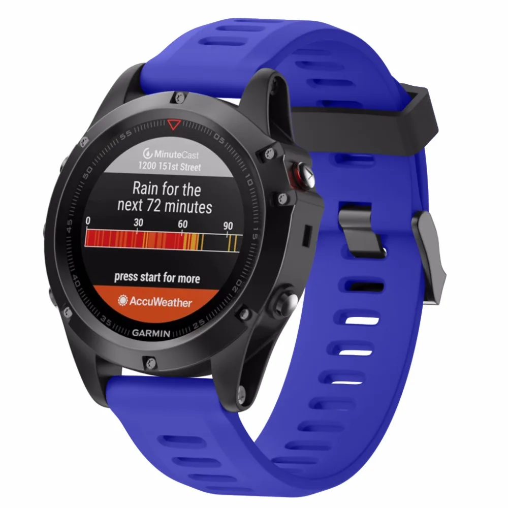Ремешок для наручных часов Garmin Fenix 5X Fenix5X Plus силиконовый браслет 3 3HR ремешок умных