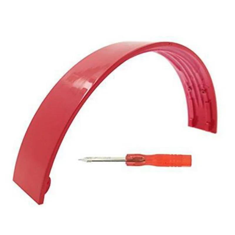 Bright red ABDO Замена верхней оголовье подушки pad Запасные части для Beats от dr. dre Solo HD проводной/беспроводной на ухо запчасти для ремонта наушников - Цвет: Bright red