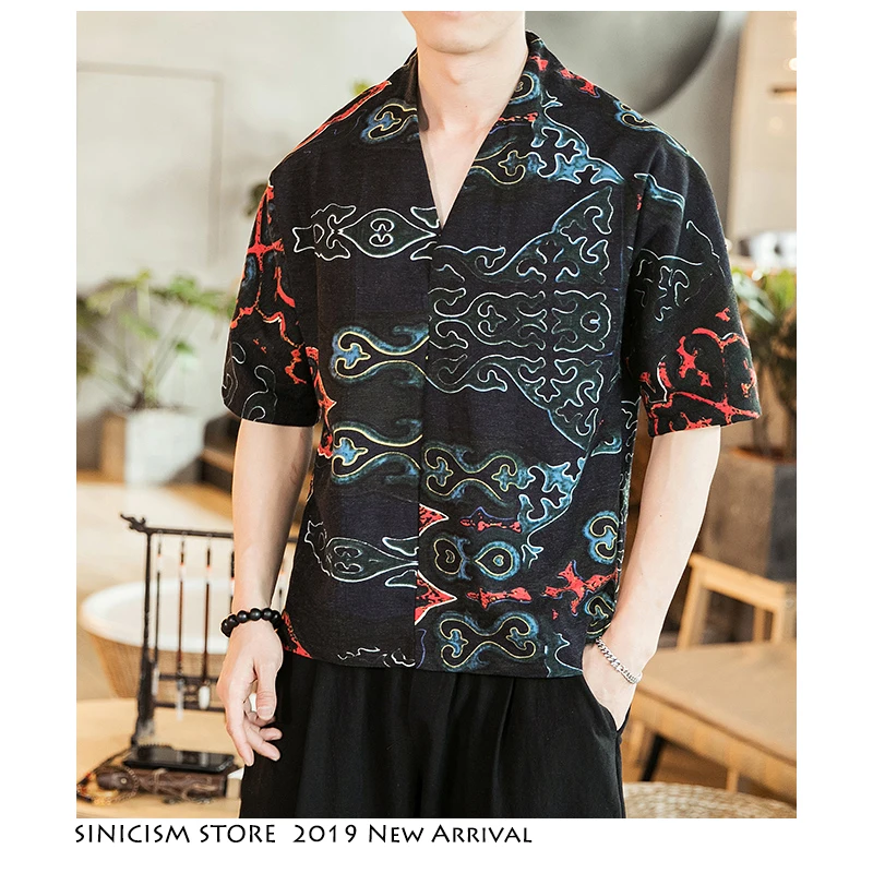 Sinicism Store Мужские Винтажные Летние футболки мужские 2019 повседневные уличные в