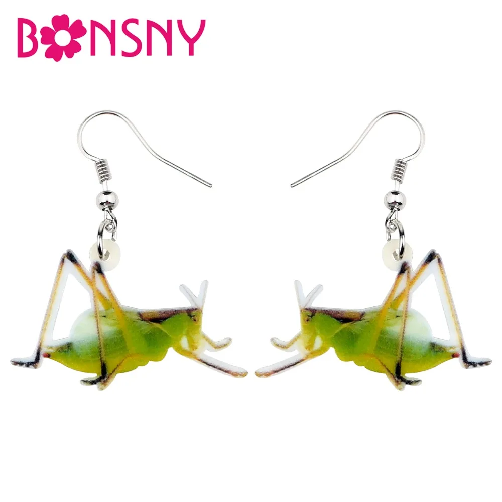 Серьги-подвески в форме капельки Bonsny акриловые серьги-подвески капли модные