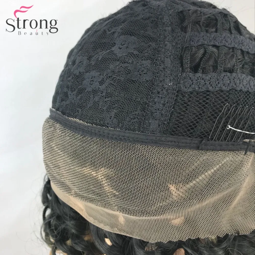 StrongBeauty Женские синтетические кружевные передние парики серые/светильник