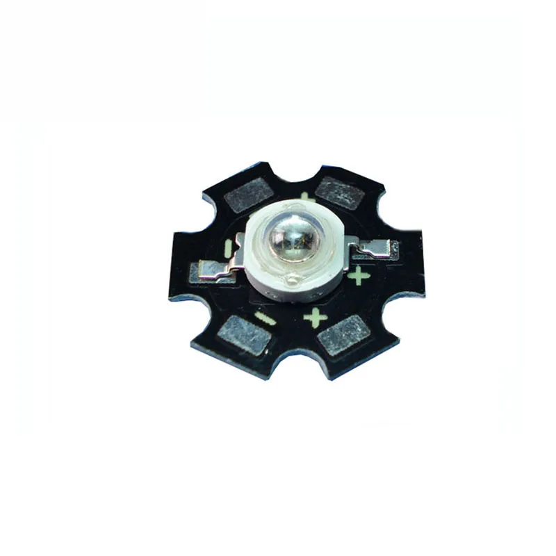 

100X 5W high quality IR 850nm infrared high power led light beads with Bridgelux double chip with heat sink free shipping