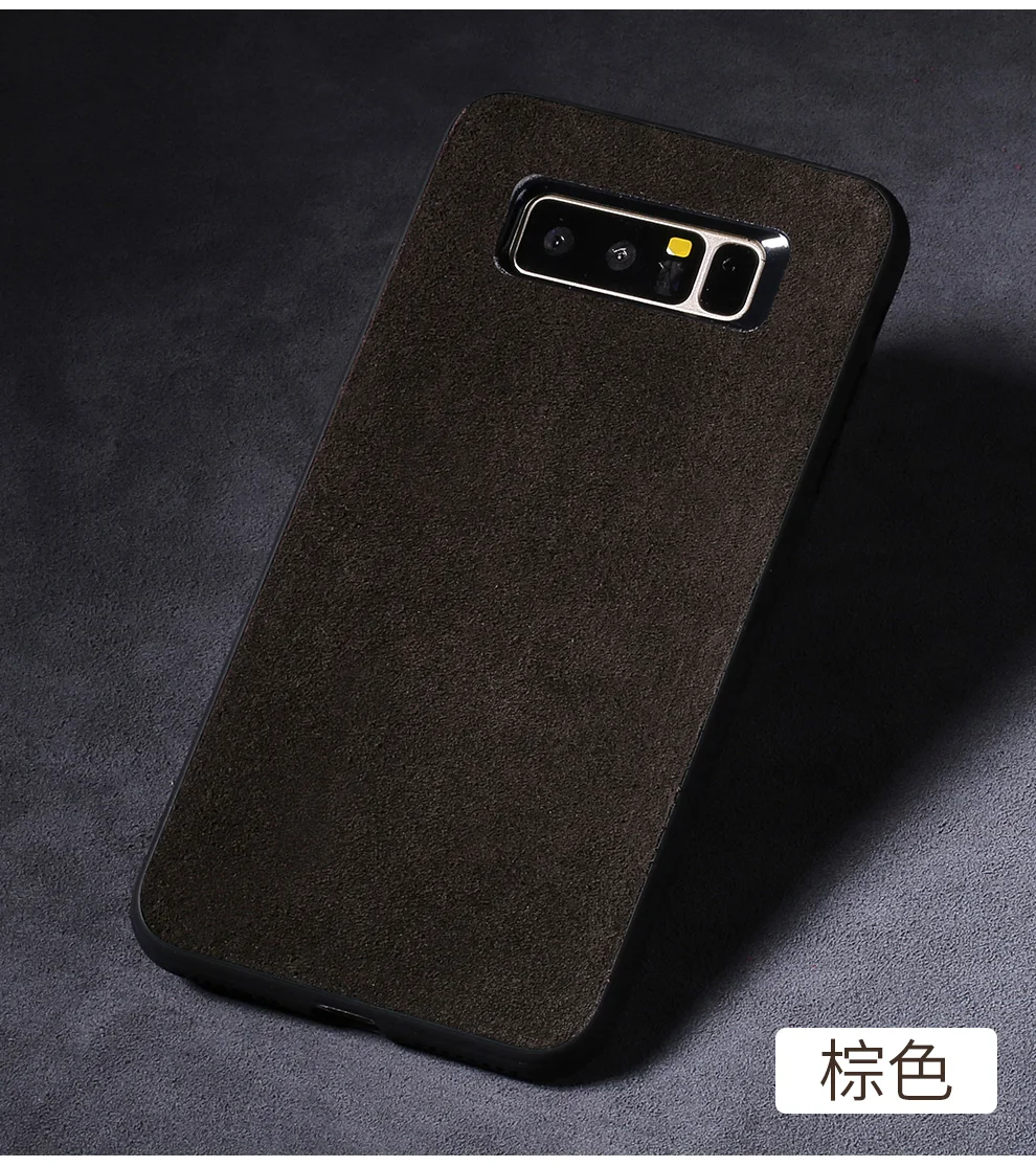 Чехол для телефона для samsung galaxy S7 S8 S9 Plus Note 8 9 чехол замшевая кожаная накладка на заднюю панель телефона для galaxy A5 A7 A8 j3 j5 чехол