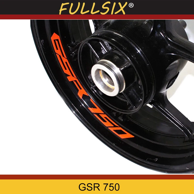 

Motorcycle Wheel Sticker Decal Reflective Rim Bike Motorcycle Suitable for SUZUKI GSR 750