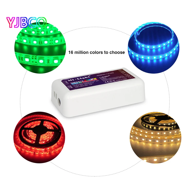 Miboxer 2 4G RF беспроводной FUTD02 Mi освещение RGBWW/CW полоса DMX512 контроллер RGB + CCT панель