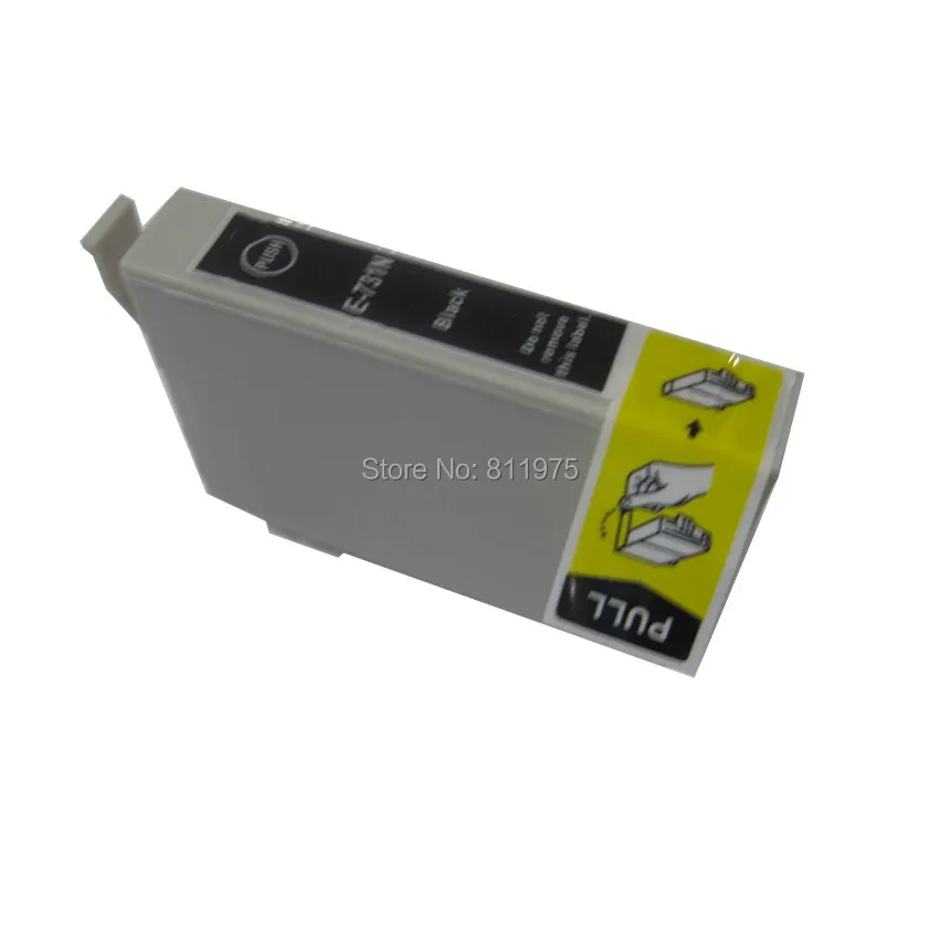 Черный совместимый чернильный картридж T0731 73N для EPSON Stylus T13 TX102 TX103 TX121 C79 C90/C92 C110 CX3900
