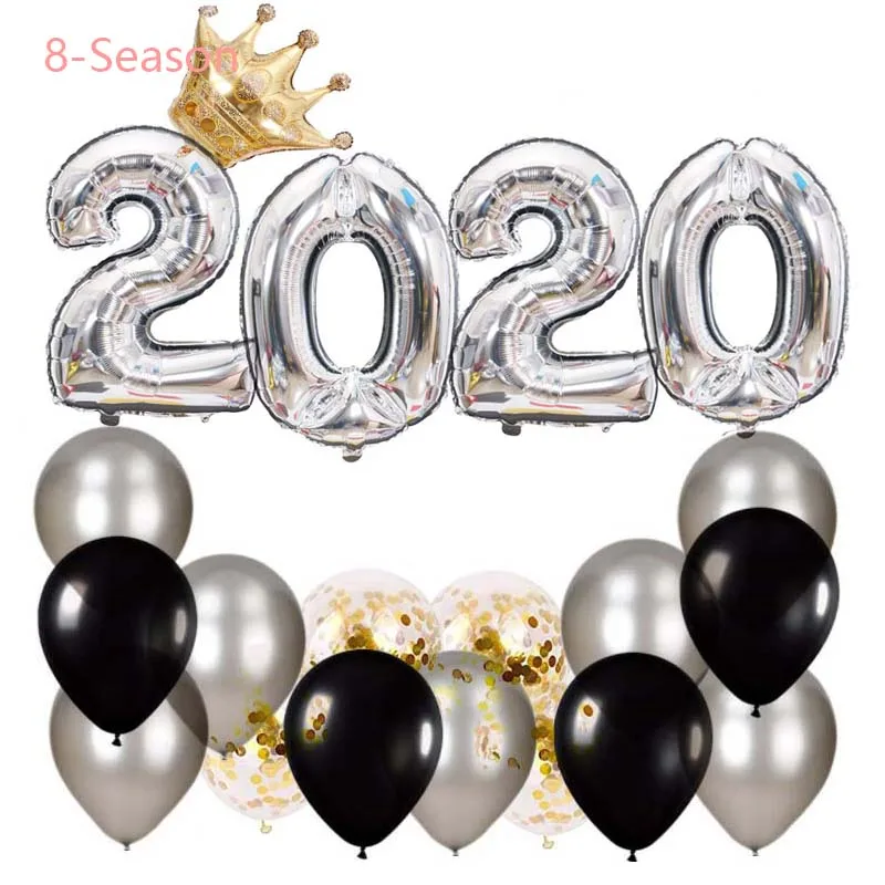 8 Season 2020 наборы шариков для вечеринок майларовые воздушные шары 32 дюйма с номером