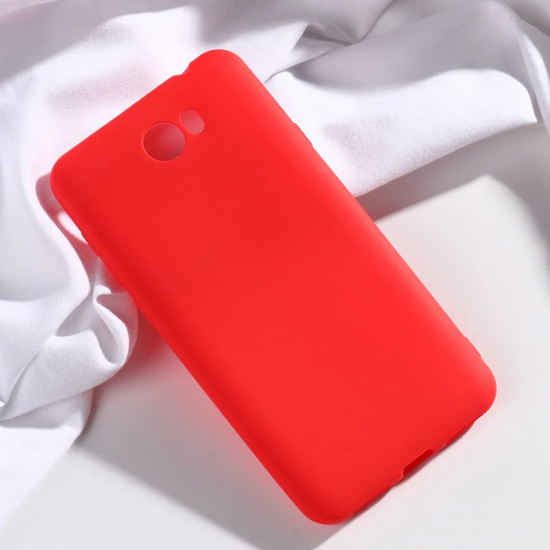 Red Для huawei Y5 II Y5II Y5 чехол для huawei Honor 5A чехол для телефона конфеты силиконовый чехол для huawei Y9 Y7 Y6 Prime Y5 Y3 - Цвет: Red