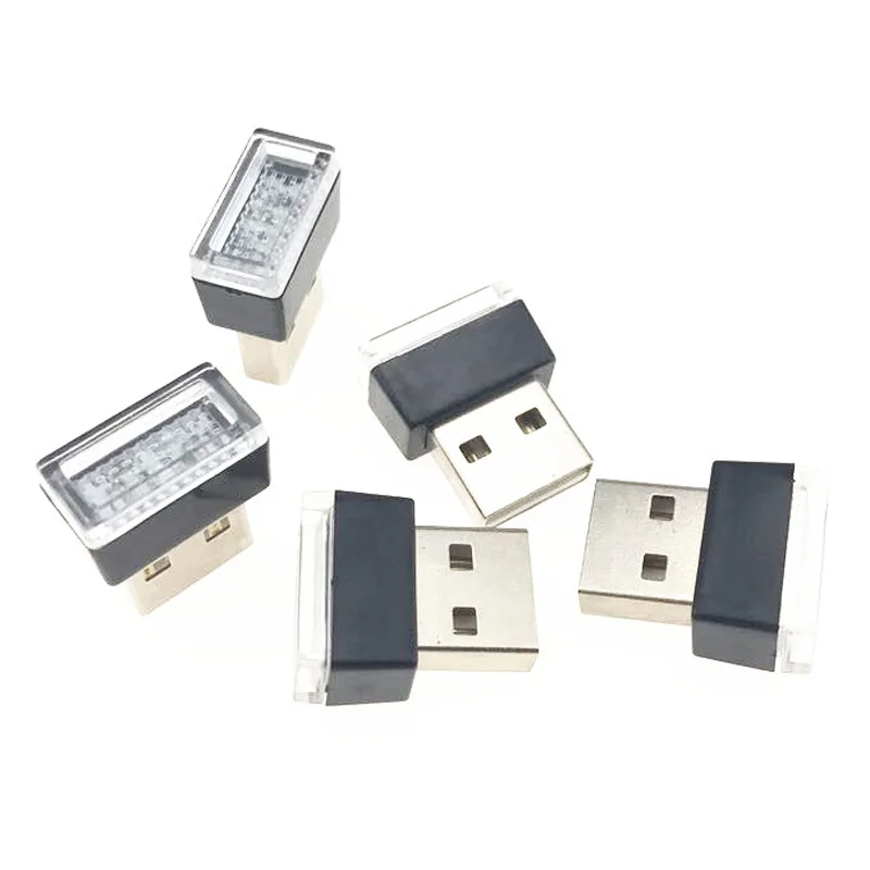 USB светодиодный ночсветильник для освещения салона автомобиля нижняя лампа Mercedes