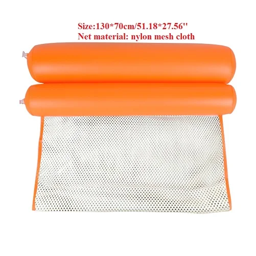 Type D Orange Открытый складной водный гамак для бассейна, надувной матрас, пляжный шезлонг, плавающая кровать, кресло, гамак - Цвет: Type D Orange