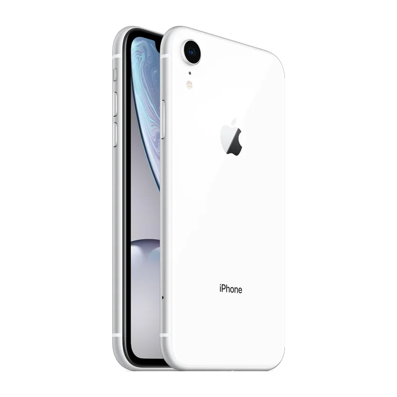 Apple iPhone XR | 6," жидкий сетчатый ЖК-дисплей полностью разблокированный две sim-карты 4G Lte Apple Мобильный телефон Смартфон - Цвет: whte
