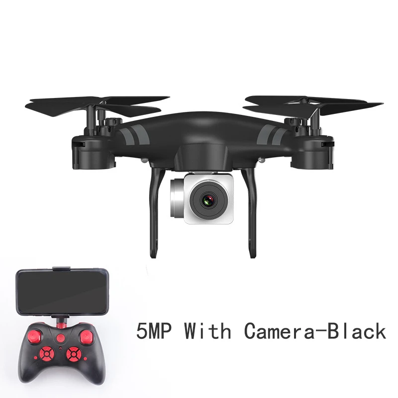 1080p camera-BLACK Мини-Дрон с Камера 2,4G WI-FI производительность дроны дистанционно управляемых летающих аппаратов сопротивление 1800 мА/ч, Срок службы батареи RC вертолет - Цвет: 1080p camera-BLACK