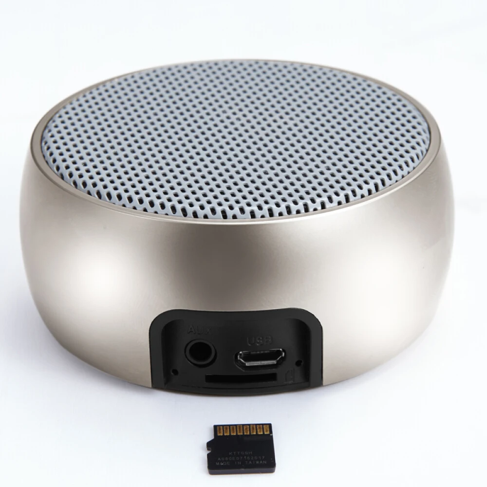 Металлический Беспроводной Bluetooth Динамик сабвуфер Динамик s Mp3 плеер Портативный Динамик твитер Aux WiFi динамик звук