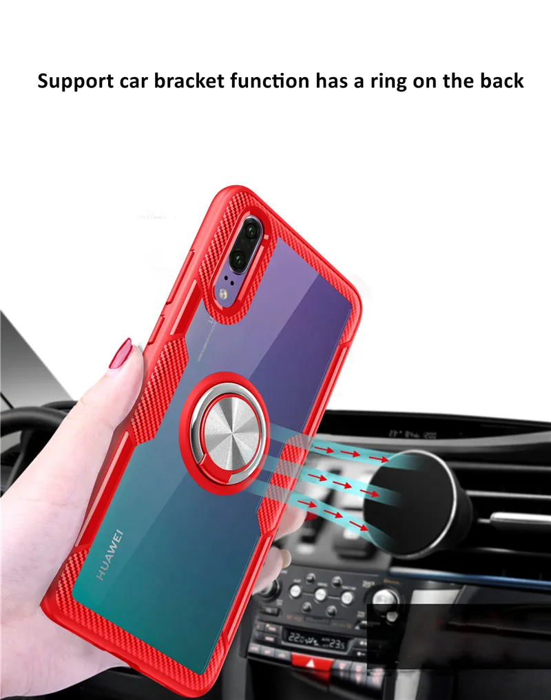 Чехол держатель с кольцом подставкой для Huawei P30pro/P30 Lite/P30 360|Бамперы| |