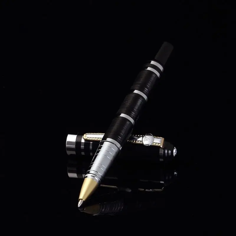 Роскошная металлическая шариковая авторучка бизнес студенческий инструмент для письма каллиграфия офисные школьные принадлежности
