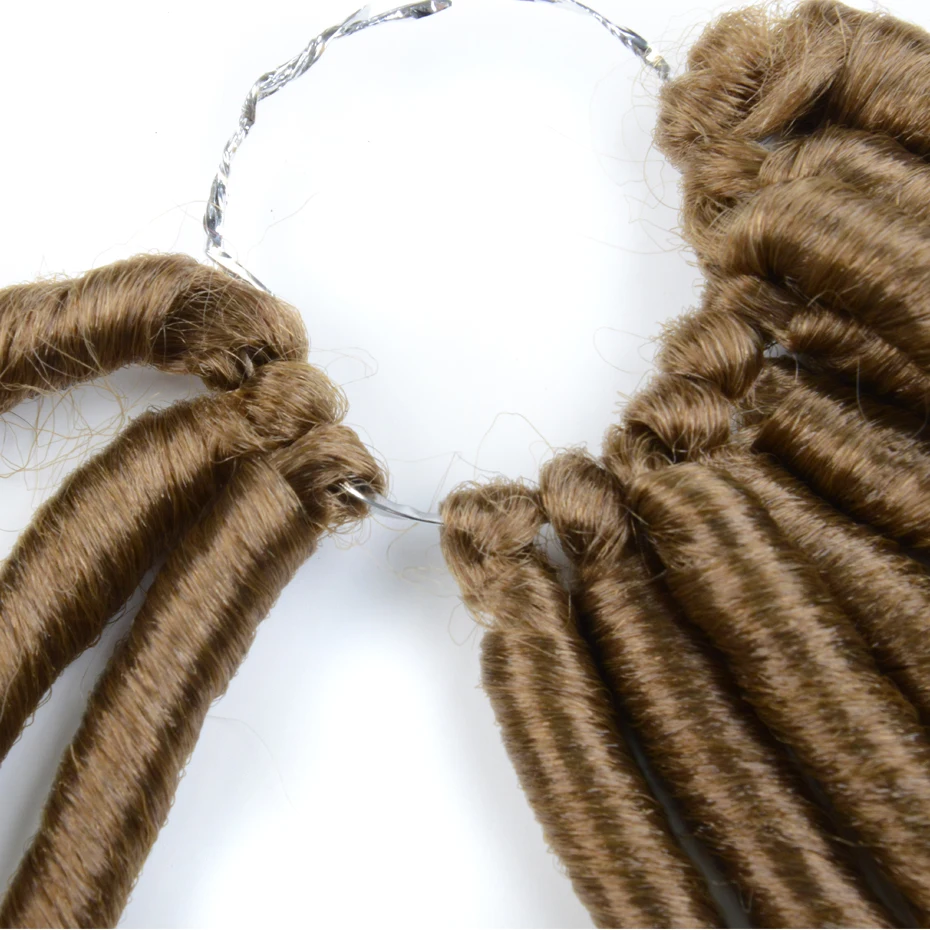 SAMBRAID прямо искусственные локоны в стиле Crochet волосы 14 дюймов 12 шт./пакет крючком