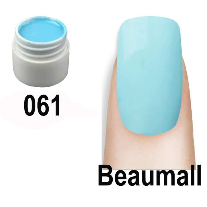 Beaumall сладкие конфеты 36 цветов! 5 мл в горшке чистые цвета УФ-гель для дизайна ногтей для маникюра ногтей Padicure DIY - Цвет: 61