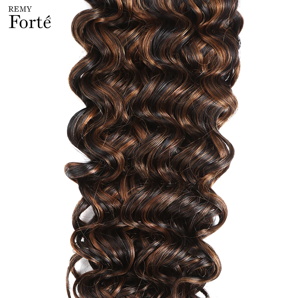 Волосы Remy Forte для наращивания спиральные волнистые пряди натуральные волосы P1B/33