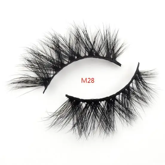 M28 Visofree ресницы натуральные накладные Искусственные ресницы длинный макияж 3D норковые ресницы, наращивание ресниц норковые ресницы красота 43 стиля - Цвет: M28