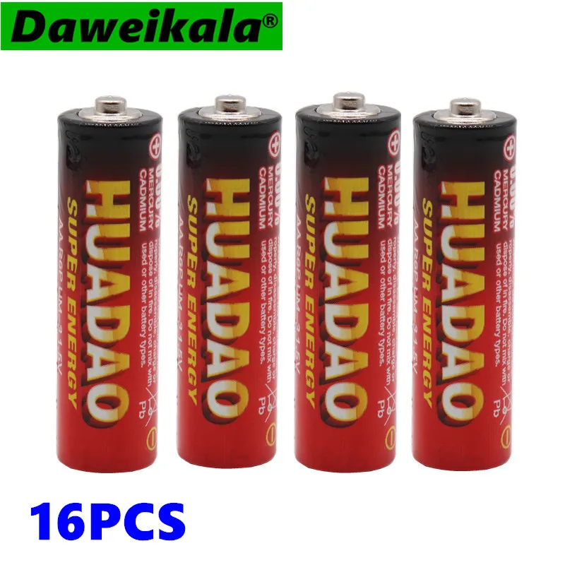16 pz Alcaline AA Batteria A Secco 1 5 v Baterias в La macchina fotografica calcolatrice sveglia mouse a distanza di contr|Батарейки| |