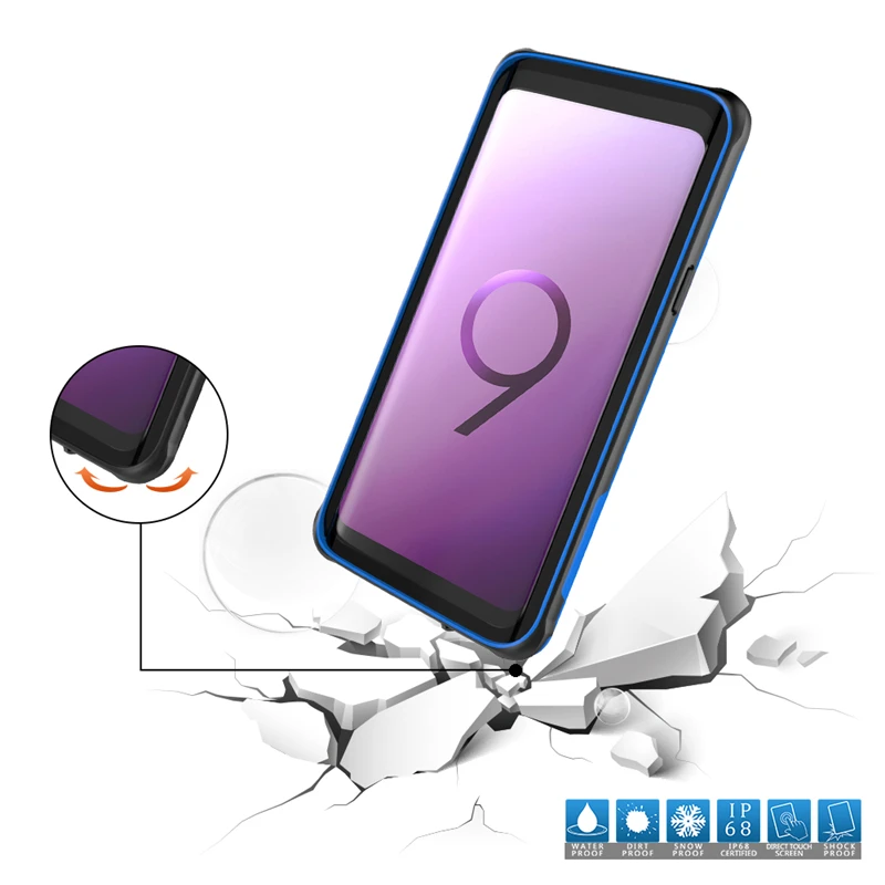 Водонепроницаемый чехол HOTR S9 Plus для Samsung Galaxy s9 s8 S8 Note 8 водонепроницаемый летняя