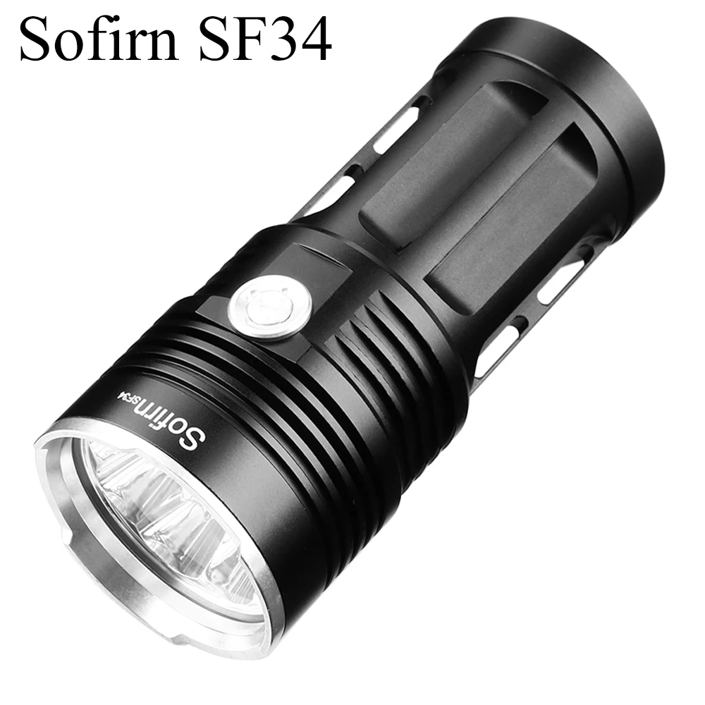 Мощная светодиодная вспышка Sofirn SF34 светодиодный лм фонарик Cree 18650 тактический