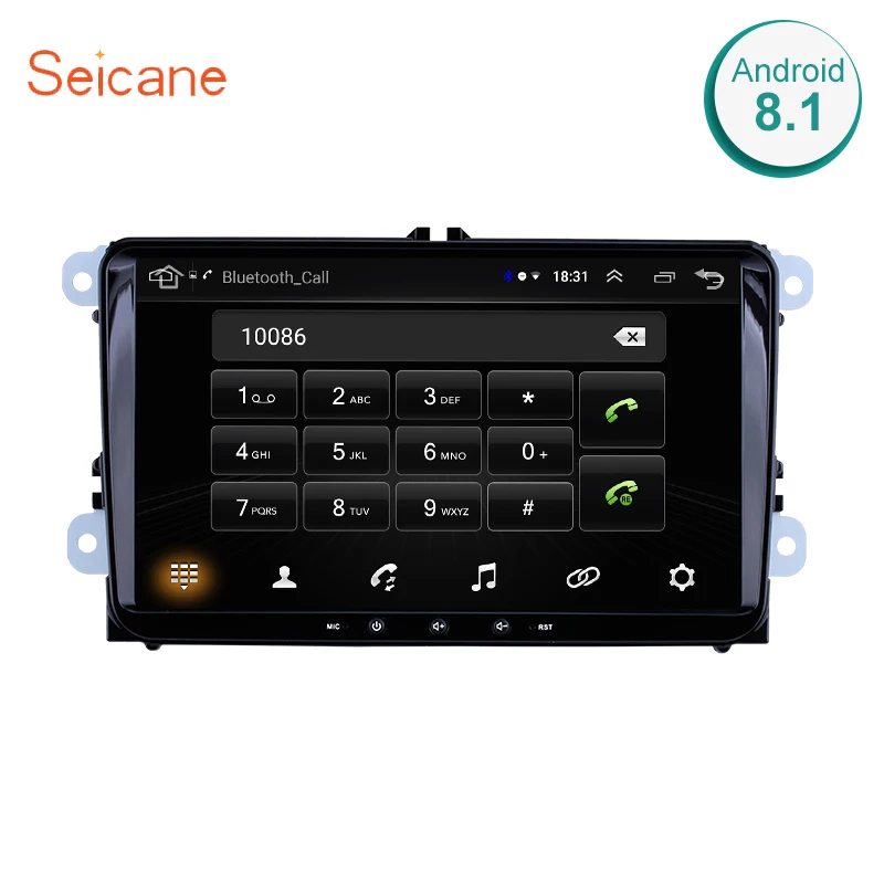 Seicane автомобиля радио GPS навигации головное устройство проигрывателя 2din Android 10 0