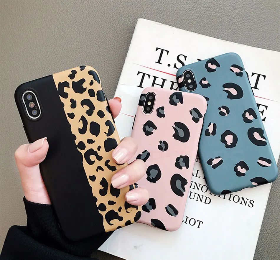 Модный Цветной леопардовый чехол для телефона для iphone XS Max XR X чехол для iphone 6 6s 7 8 plus задняя крышка роскошный мягкий чехол s Capa