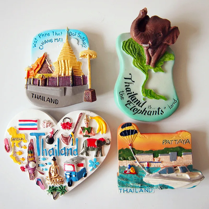 (6 шт./лот) Рекомендуемые туры сувенирные Смола холодильник|refrigerator| |