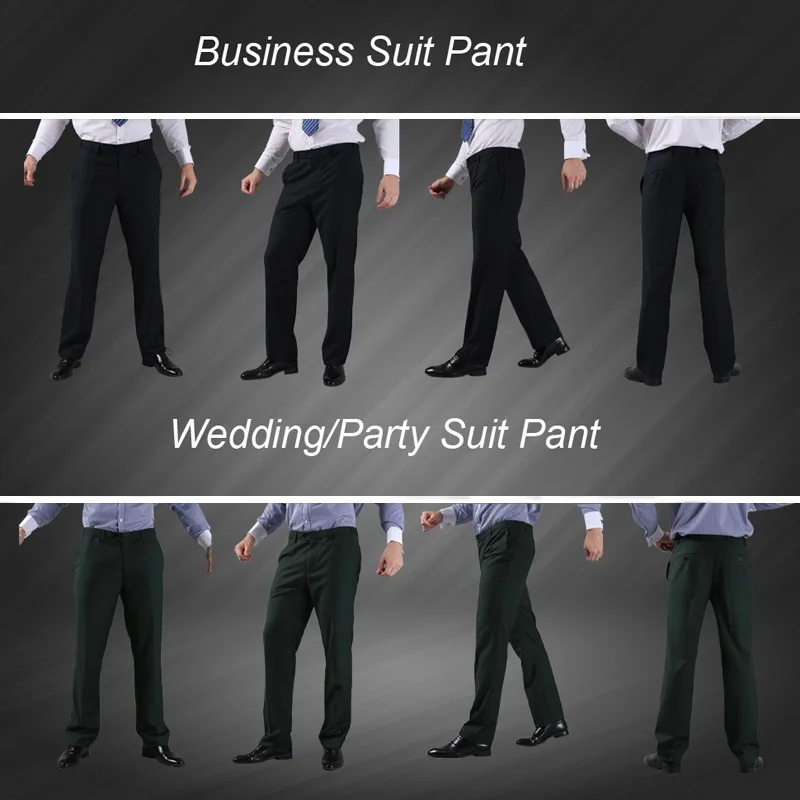 Men Business Wedding Suit Pants 2016 New Arrival Fashion Casual Tuxedo Bridegroom Formal Party Dress Trousers J1213 | Мужская одежда