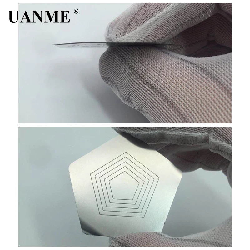 UANME многофункциональная пентаграмма из нержавеющей стали ультратонкая
