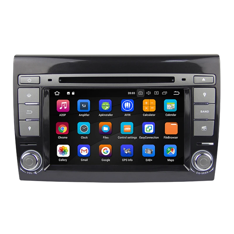 Android 8 1 автомобильный мультимедийный плеер gps 2 Din стерео Системы для Fiat Bravo 2007 2012