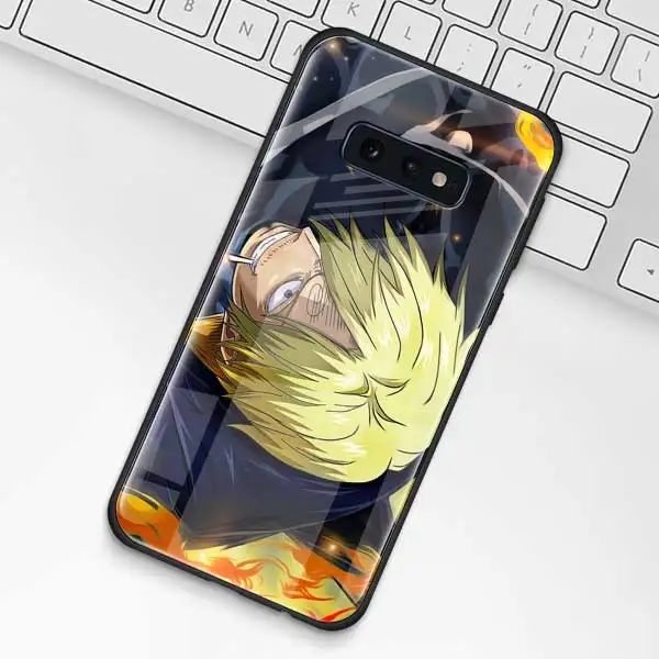 007 Чехол из закаленного стекла для samsung Galaxy S10 S10e S9 S8 S10 Plus Note 9 A50 A30 - Цвет: 007