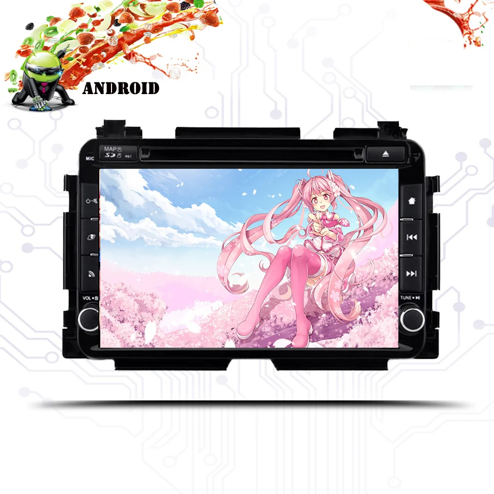 Восьмиядерный Android 9 0 автомобильный Медиа dvd видео плеер gps ГЛОНАСС 3/4g для Honda HRV VEZEL