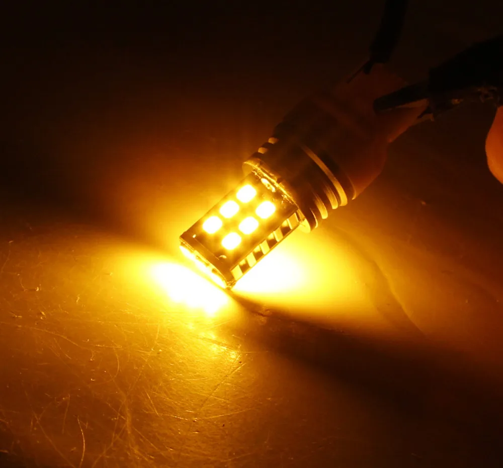 Ограниченные Продажи! 20x T20 7440 7443 w21/5 Вт w21w Подлинная CREE 15smd 3535 Сид Автомобиля