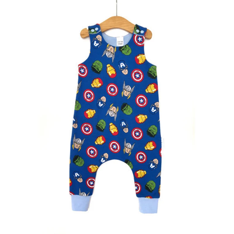 Детские комбинезоны из тонкого хлопка новорожденных мальчиков комбинезон