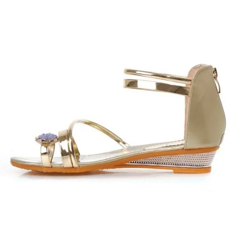 ZALAVOR/женские босоножки на плоской подошве женская летняя обувь молнии с открытым