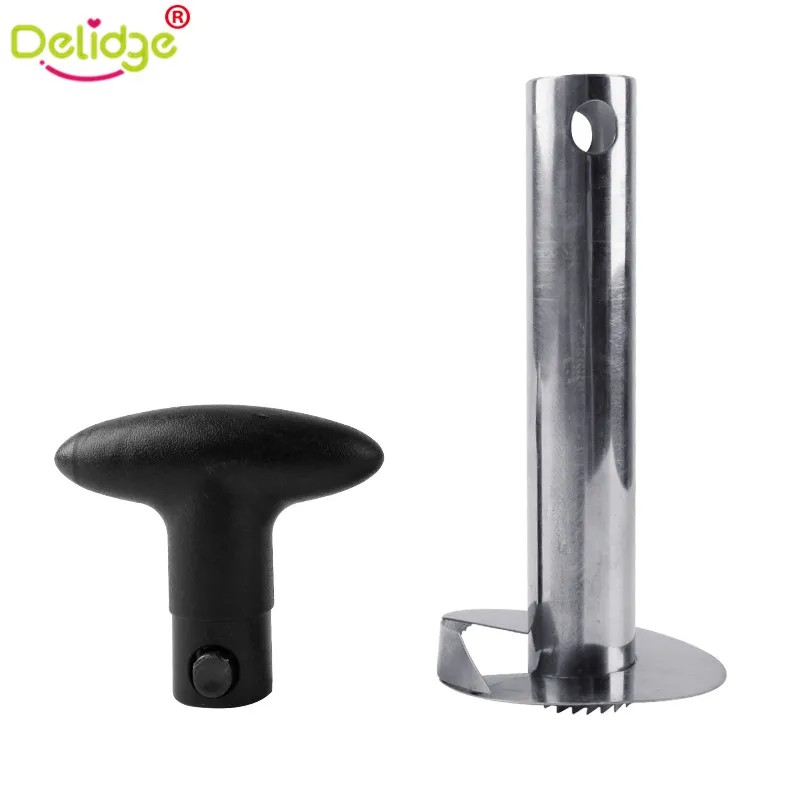Прибор для извлечения гущи ананаса|fruit tools|stainless steel pineapple corerpineapple corer |