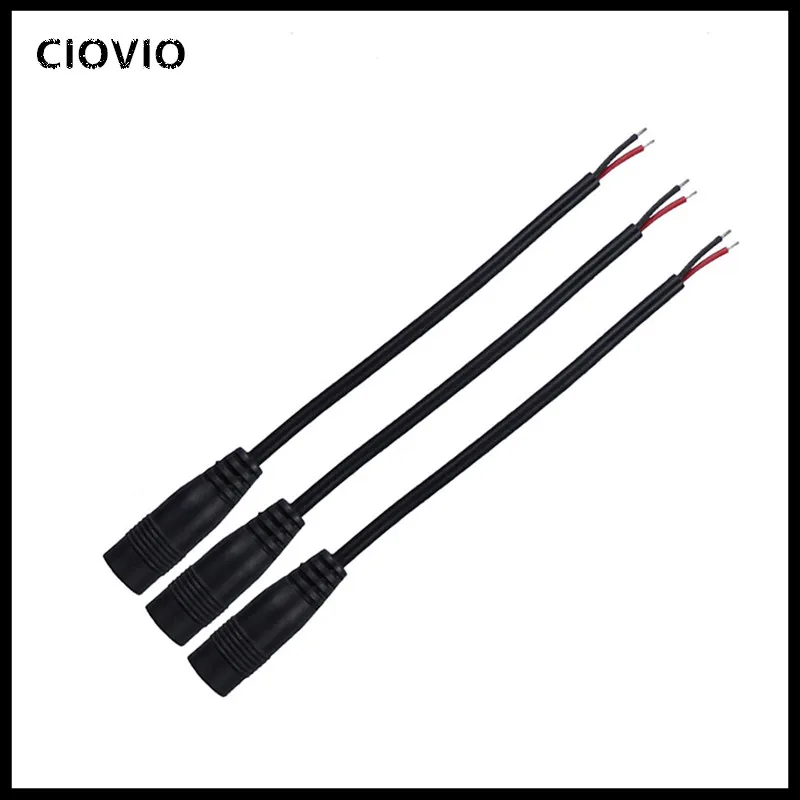 5/10pcs 5.5x2.1 Plug DC male or Female Cable Wire Connector For LED Strip Light | Обустройство дома